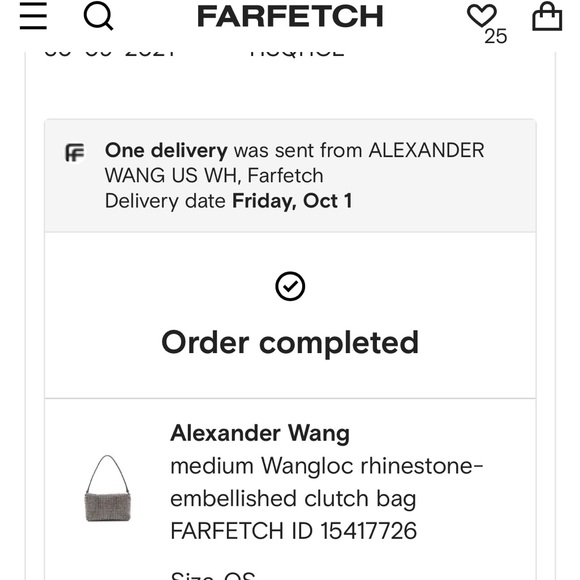 Alexander Wang Medium Heiress Rhinestone Mesh Pouch - Picture 8 of 8